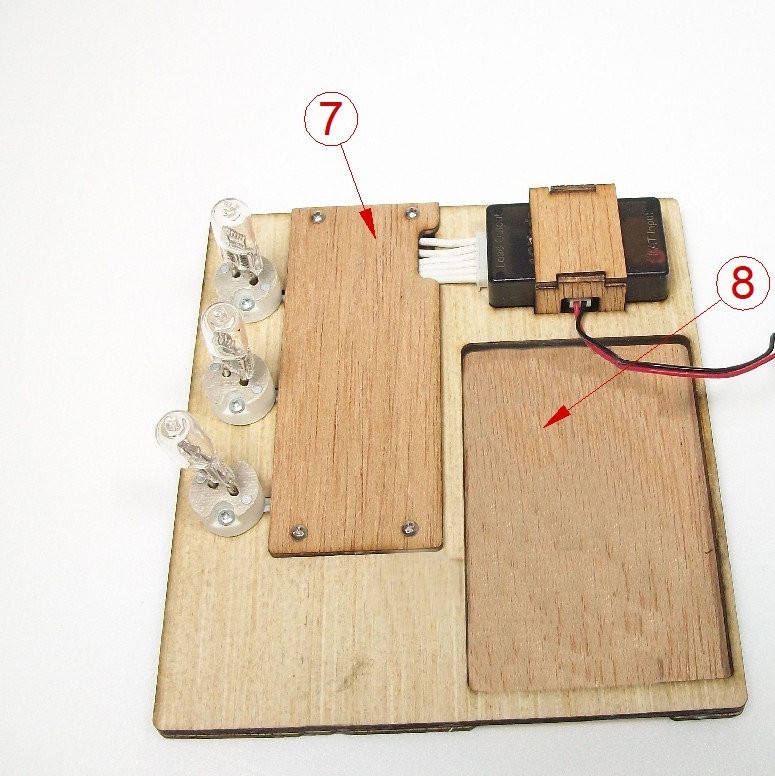 Plywood Mounting Plate Kit for Cellmeter 8 150 watt Discharger, Easy to Assemble