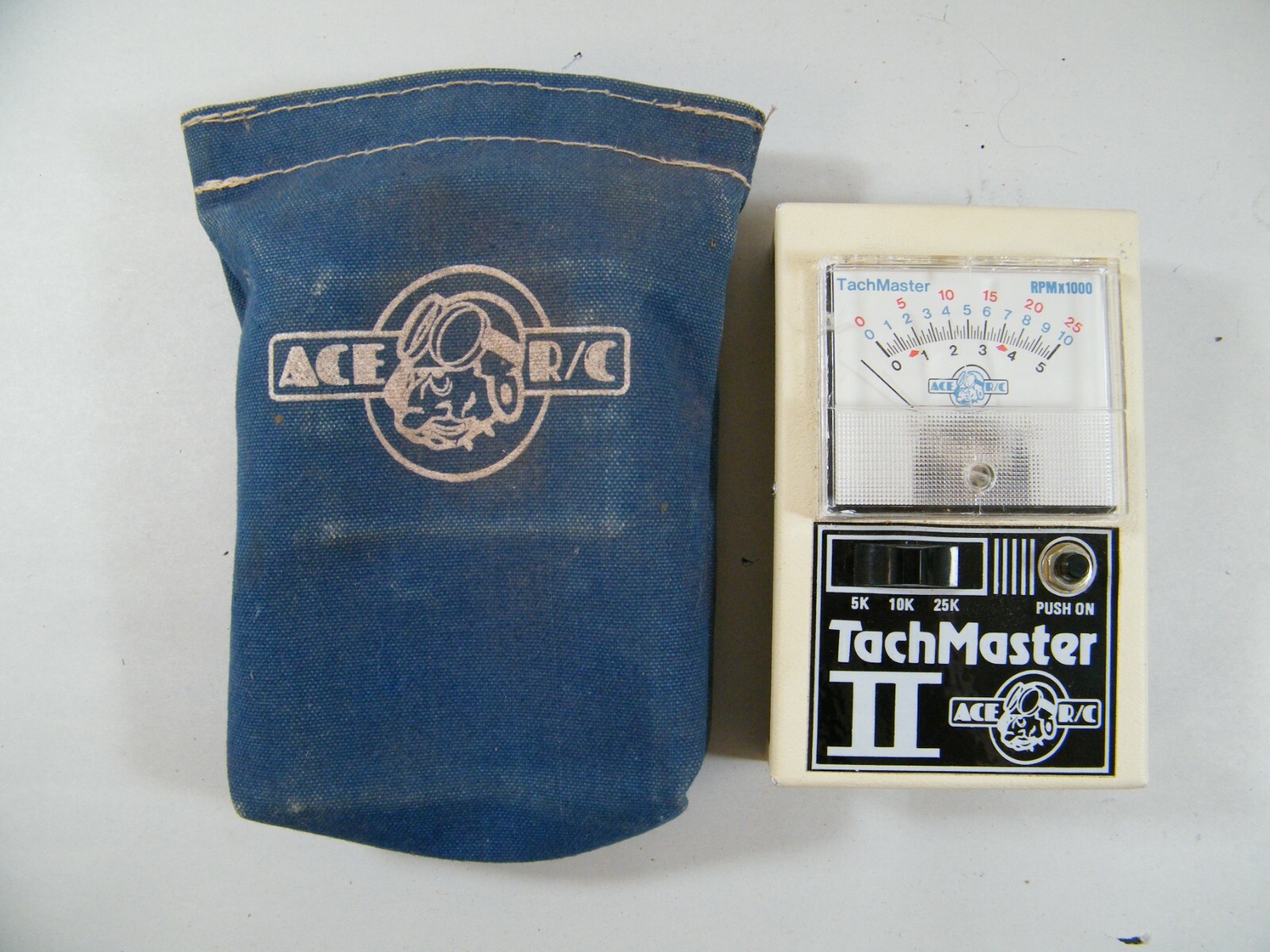 ACE RC TACHMASTER 2 ANALOG TACH WITH POUCH