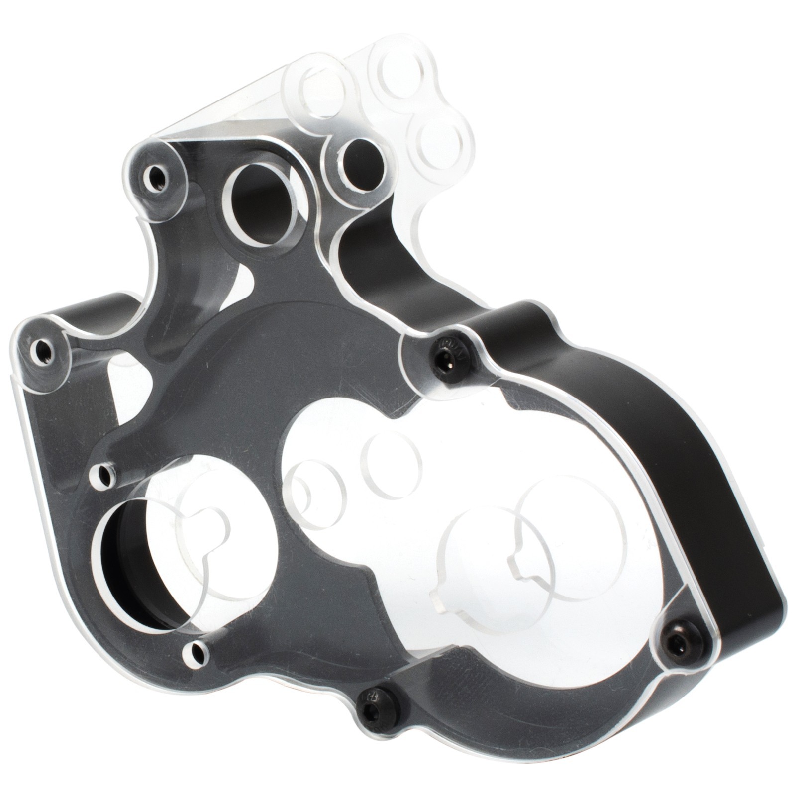 Aluminum Gearbox w/ Transparent PVC Case for 1/10 Tamiya ORV Chassis Blackfoot