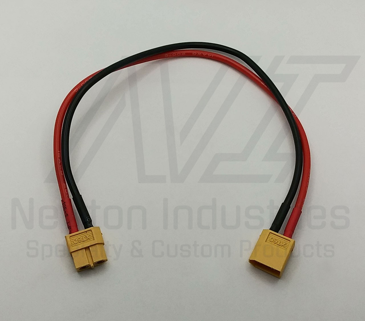 eBike Battery Extension Cable 13″ (33cm) wXT60 Male to Female 14 AWG Wires – NEW