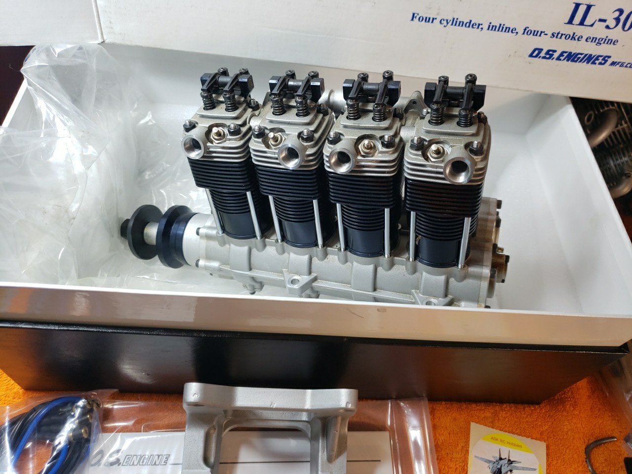 OS Engine – OS IL-300 Four Cylinder Inline Four Stroke RC Motor – New