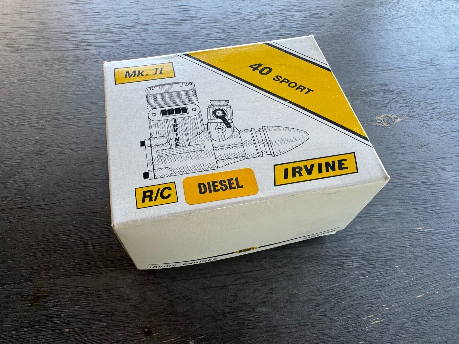 NEW Irvine Engine – Irvine 40 Sport Mk. II RC motor – Vintage R/C Motor With Rec
