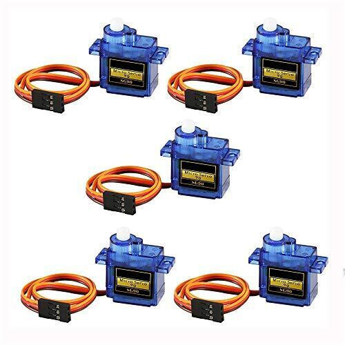 5pcs 9G SG90 Micro Servo Motor For RC Robot Helicopter Aircraf Airplane Car Boat
