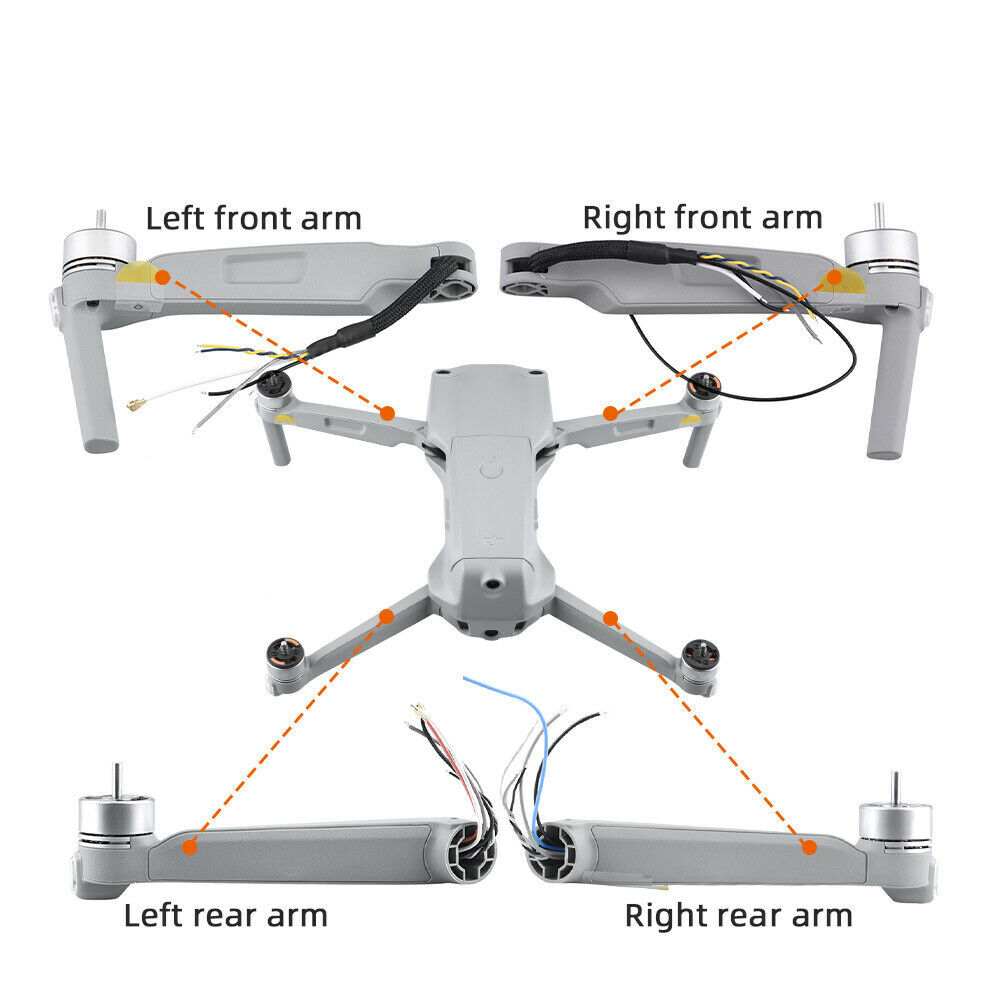 New Original Motor Arm Replacement Accessories for DJI Mavic Air 2S Drone Parts