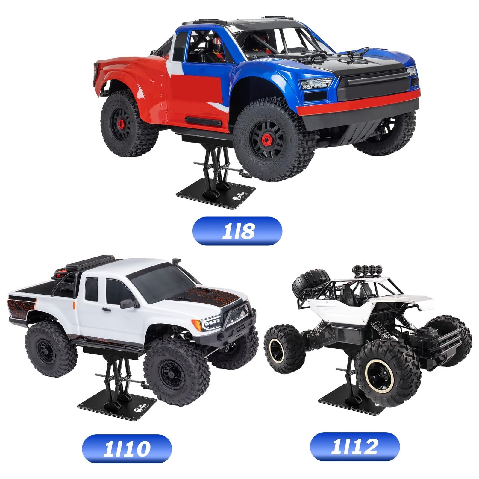 RC Car Work Stand Aluminum Repair Workstation Lift Lower with Screw Tray for …