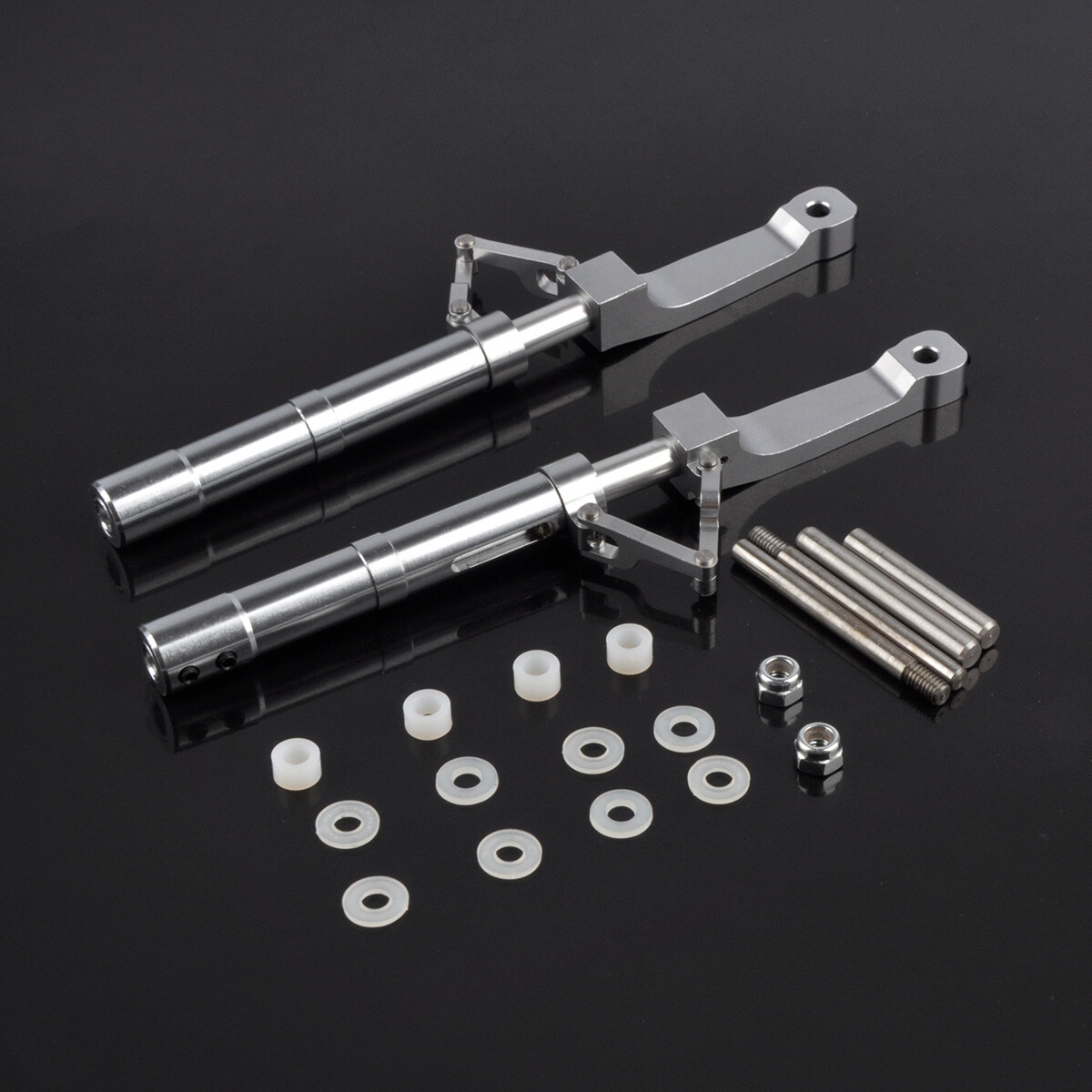 1 Set Alu Alloy Anti-Vibration Landing Gear For P57 RC Airplane ф5xD4mmx161mm