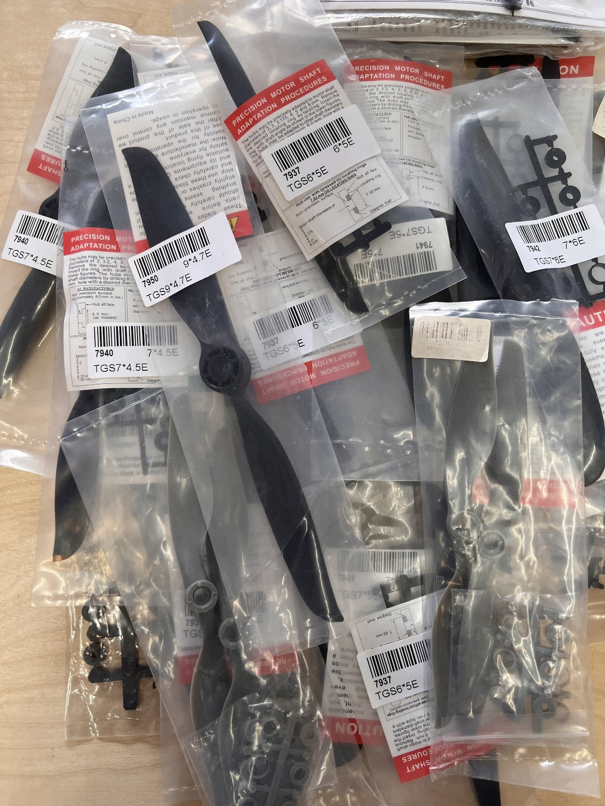 Electric Prop Lot For Rc Airplanes Plastic Props