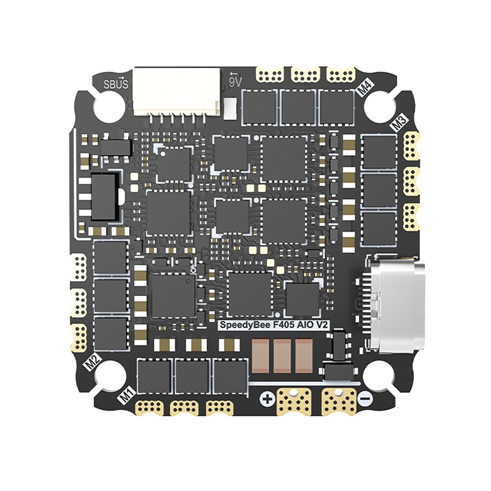 SpeedyBee F405 AIO V2 Flight Controller 35A 40A ESC 2IN1 ICM-42688 Gyro Dual BEC