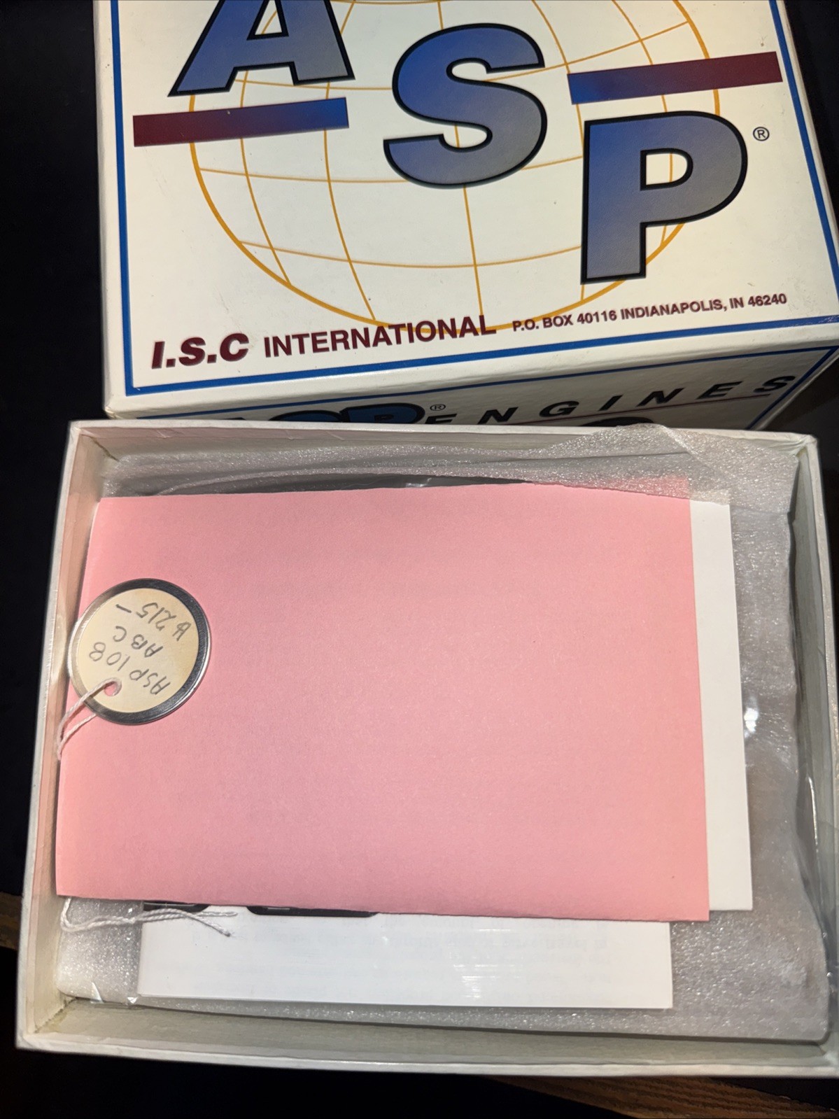 ASP Engine – ASP 108 AS – 108 Red head RC Plane Boat motor – New Vintage ISC