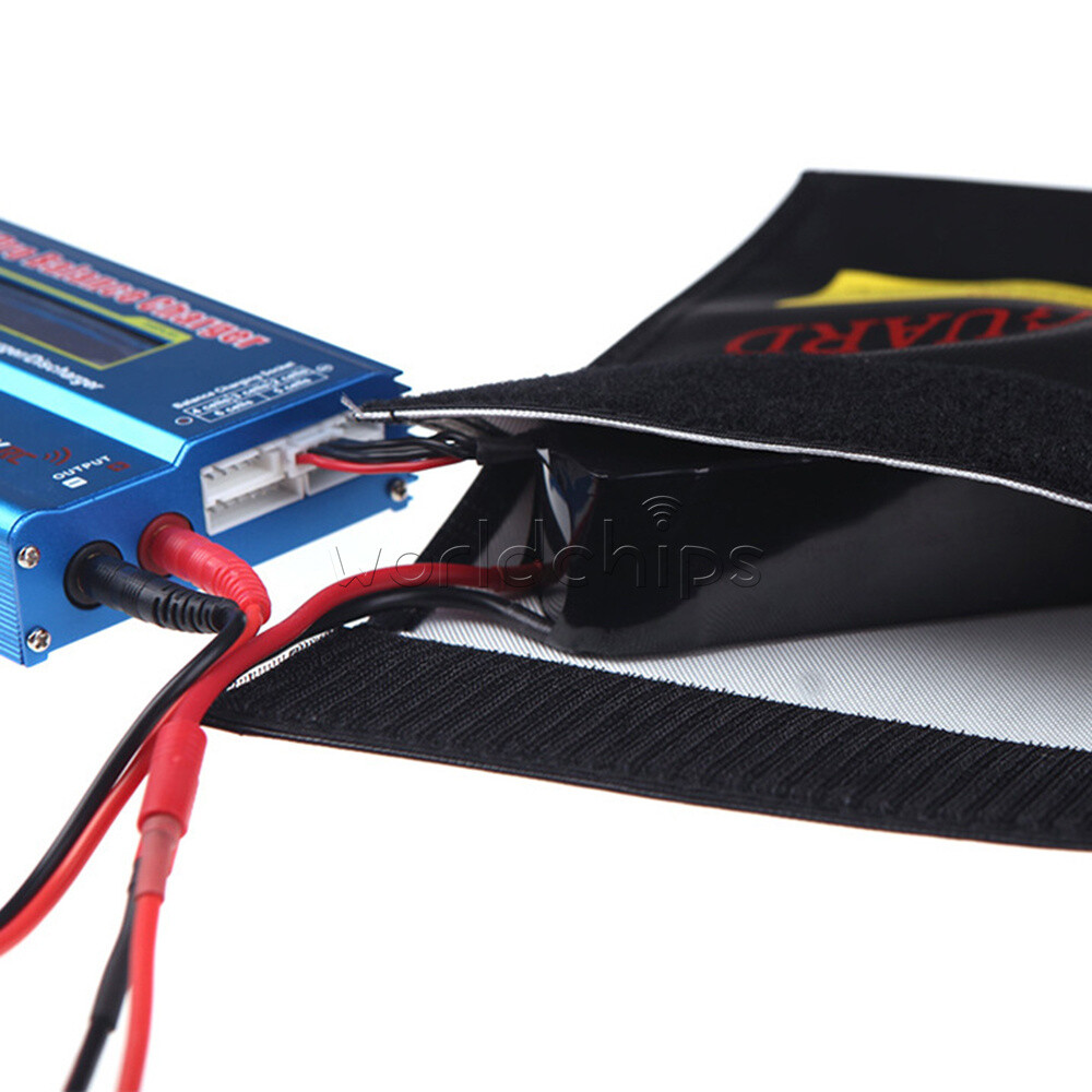 Fireproof High Quality RC LiPo Battery Safety Bag Safe Guard Charging Sack 2Size