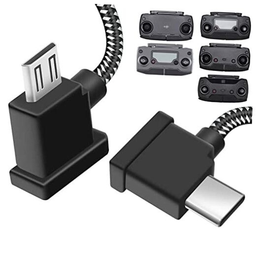 1FT Remote Controller Cable for DJI Mavic Mini,Mini SE,Mavic 2 Micro to USB C