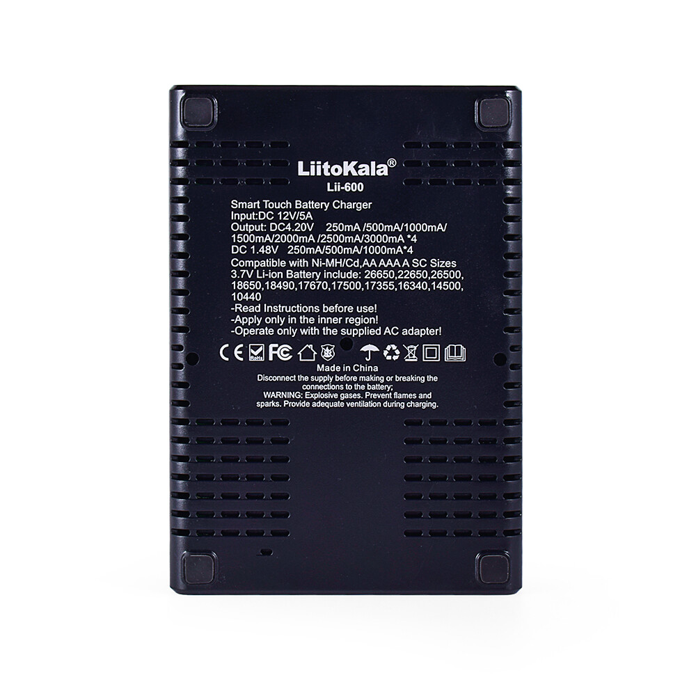 Liitokala Smart Charger Tester LCD for Li-ion 18350 AA AAA NiMH Lithium Battery