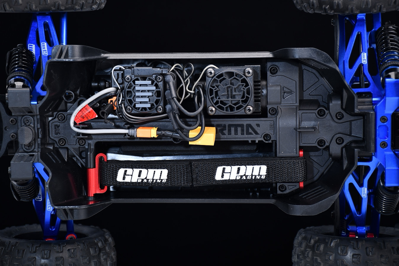 Battery Holder + Fixed Strap for ARRMA 1/16 MINI KRATON 3S DSC 4X4 RTR Brushless
