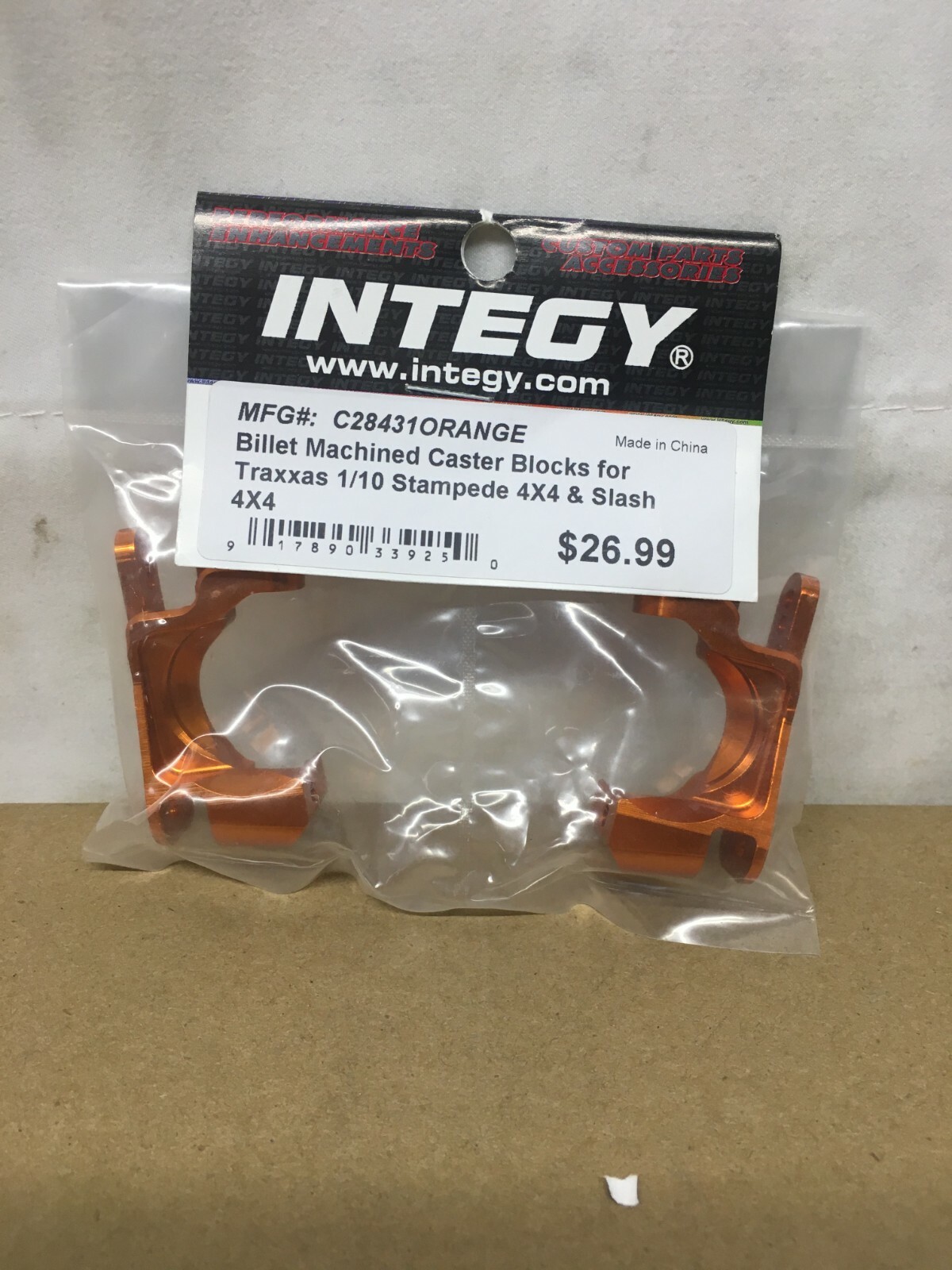 Integy Billet Machined Caster Blocks for Traxxas 1/10 4×4