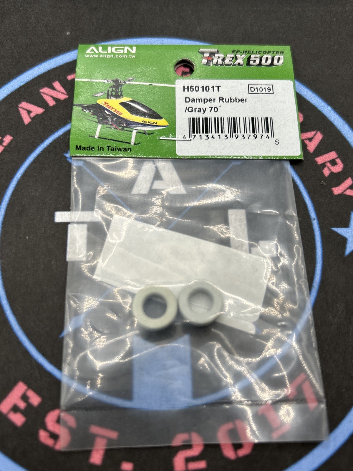 Align. T-Rex 500. H50101T Damper Rubber Gray 70