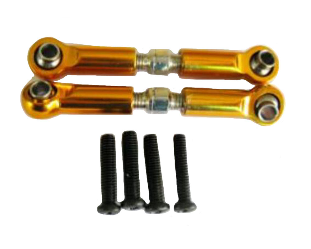 Aluminum Linkage Pulling Steering Rod M3 Thread 2.5mm Hole for 1/16 1/18 rc car