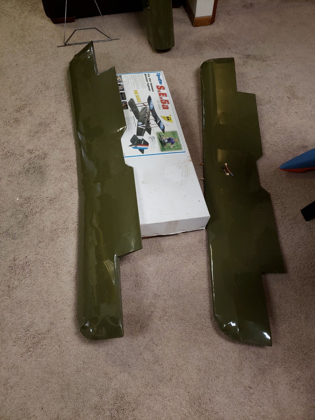 Dynaflite – S.E.5a 1/5 scale – 64″ wingspan – partial built
