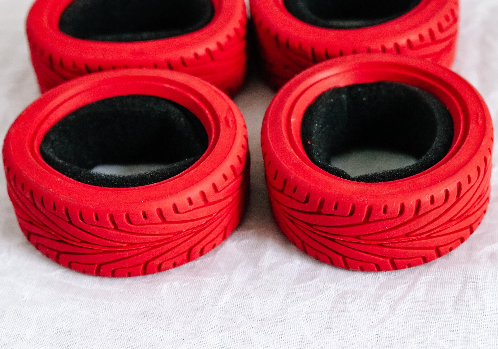 NBRC “Skids” 1/10 Onroad Racing RC Touring Car Tires Blue, Green, Red Nitro Oval