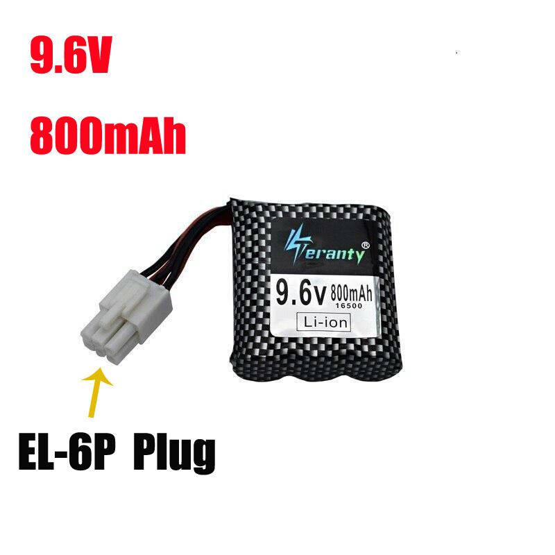 Upgrade 800mah 9.6v Li-ion Battery For 9115 9116 S911 S912 Rc Car Truck Spare