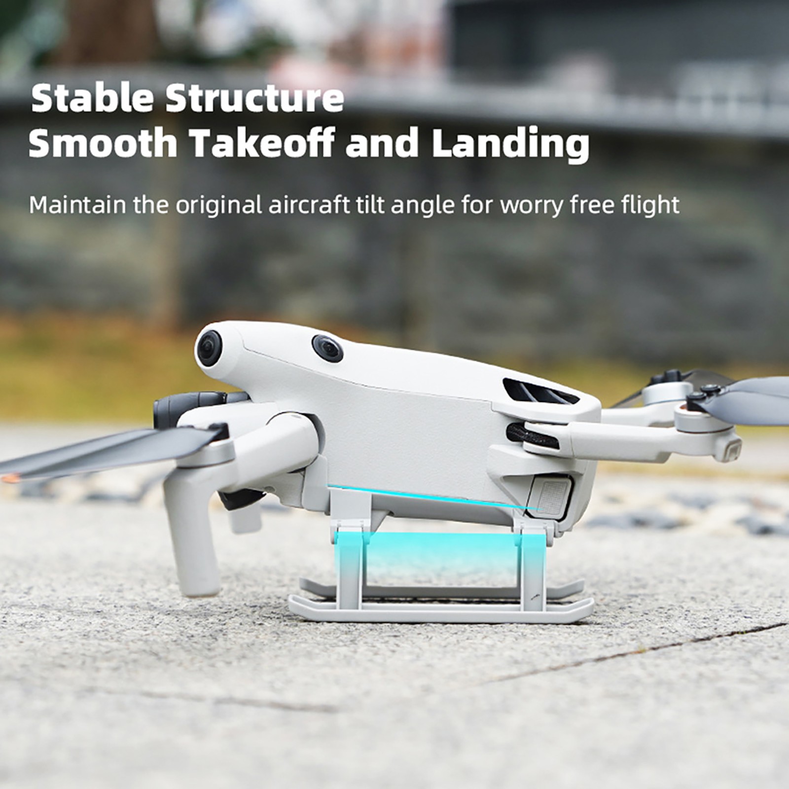 For DJI Mini 4 Pro Drone Landing Gear Foldable Extended Leg Heightened Tripod