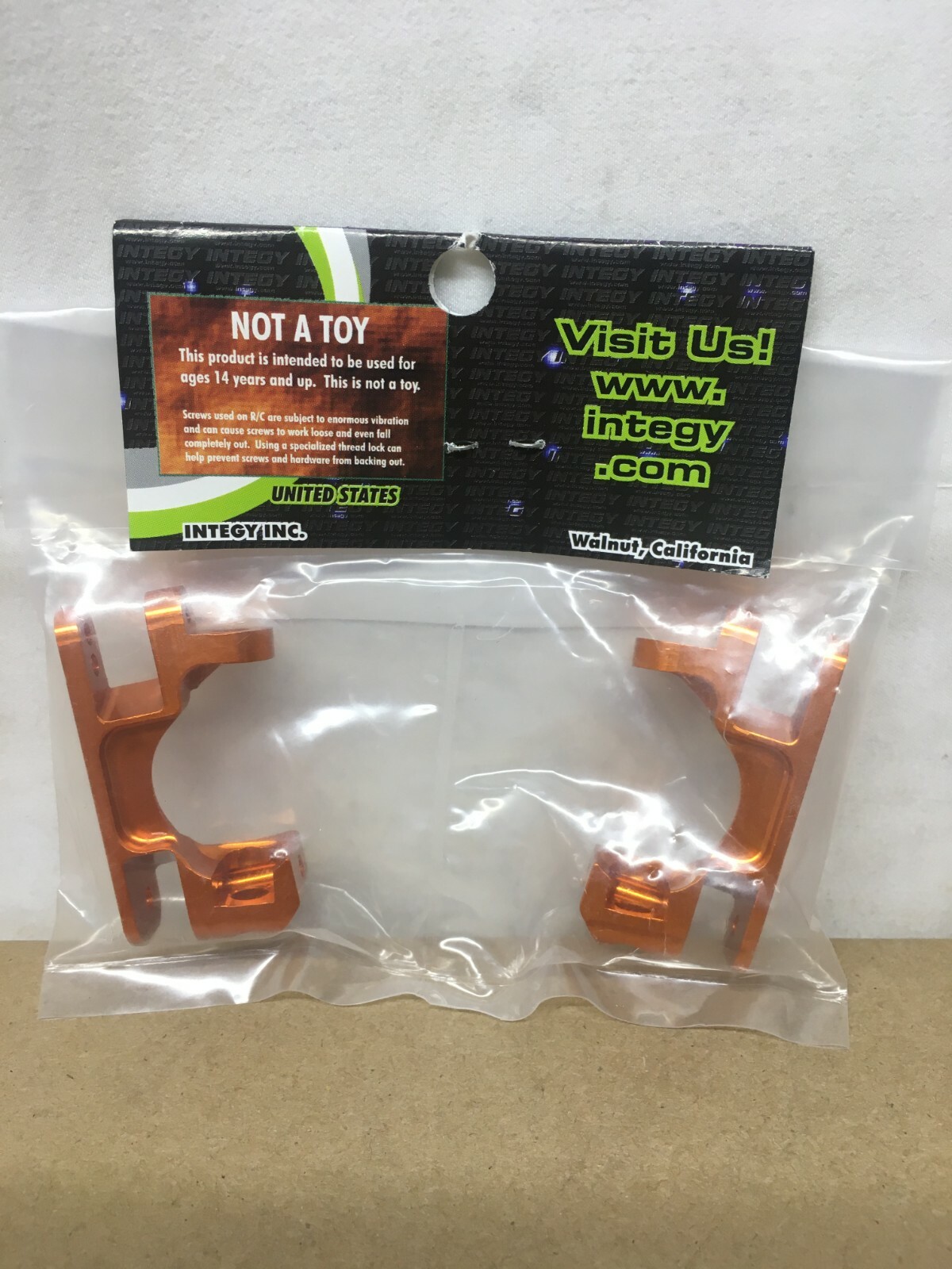 Integy Billet Machined Caster Blocks for Traxxas 1/10 4×4