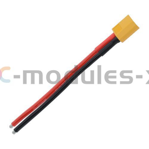 XT60 Male / Female Connectors 10CM Silicone Wire Cable 14 AWG For Lipo RC ESC