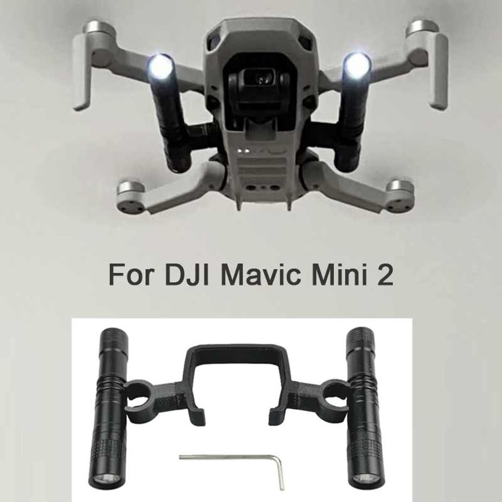 120LM LED Night Flight Lamp Searchlight Flashlight for DJI Mavic Mini 2 Drone D