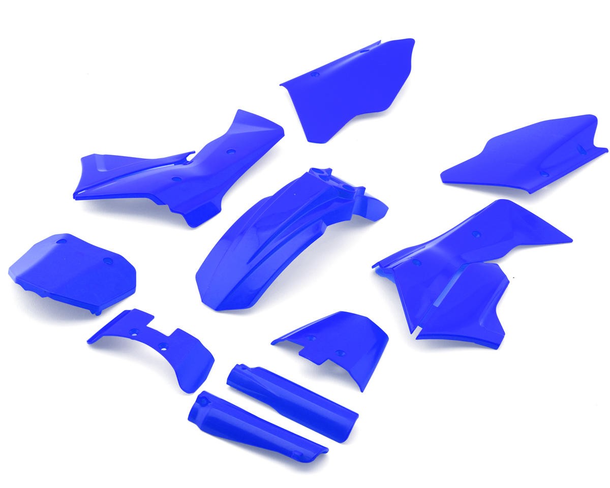 Losi LOS260001 Promoto-MX Blue Plastics with Wraps