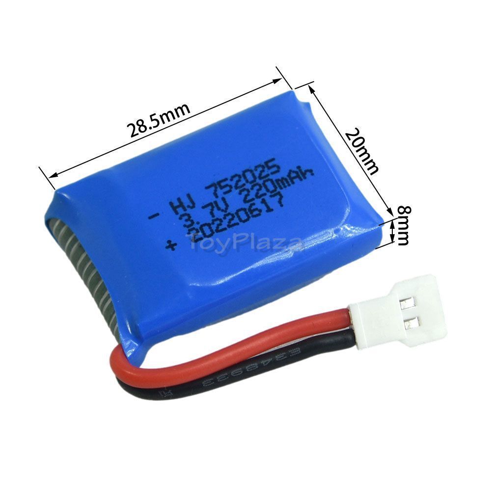 3.7V 200mAh 752025 LiPo battery for Syma X4 X11 X13 RC Quadcopter Drone Spare