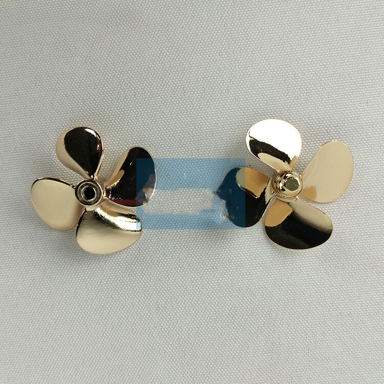 High-Quality Metal Propellers – 4 Blades for Ship Models & DIY – Multiple Sizes