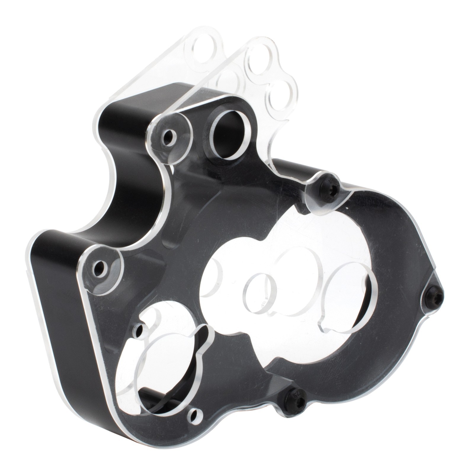 Aluminum Gearbox w/ Transparent PVC Case for 1/10 Tamiya ORV Chassis Blackfoot