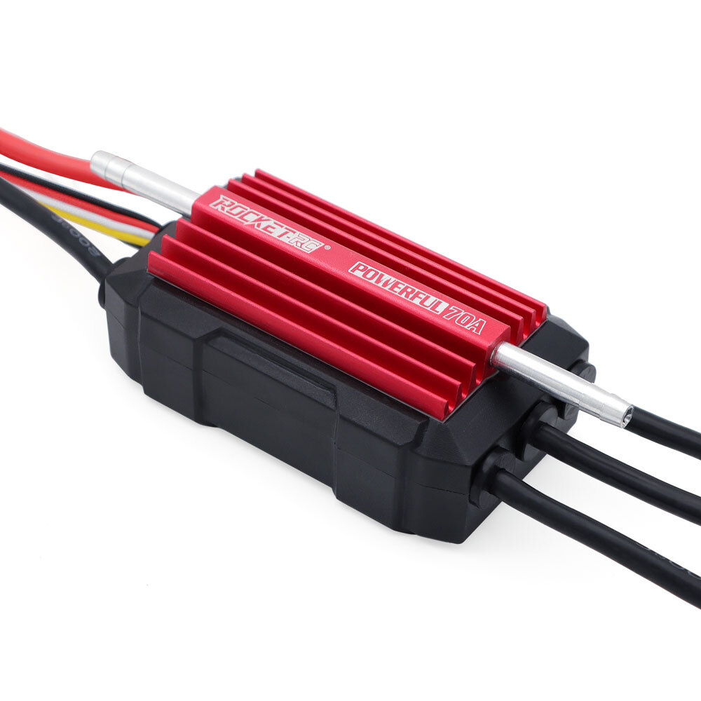ROCKET-RC 70A-200A Waterproof Brushless Marine ESC 3S-14S LiPo HV for RC Boat