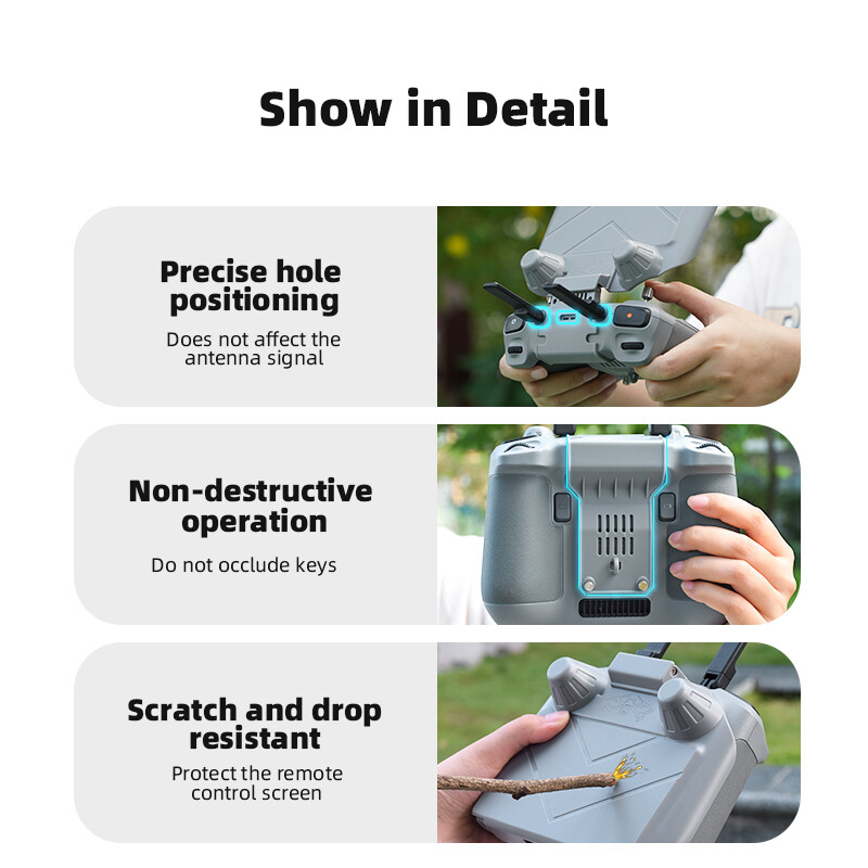 US Sunshade Cover For DJI Mini4 Pro/DJI Air 3/RC 2 Remote Controller Accessories