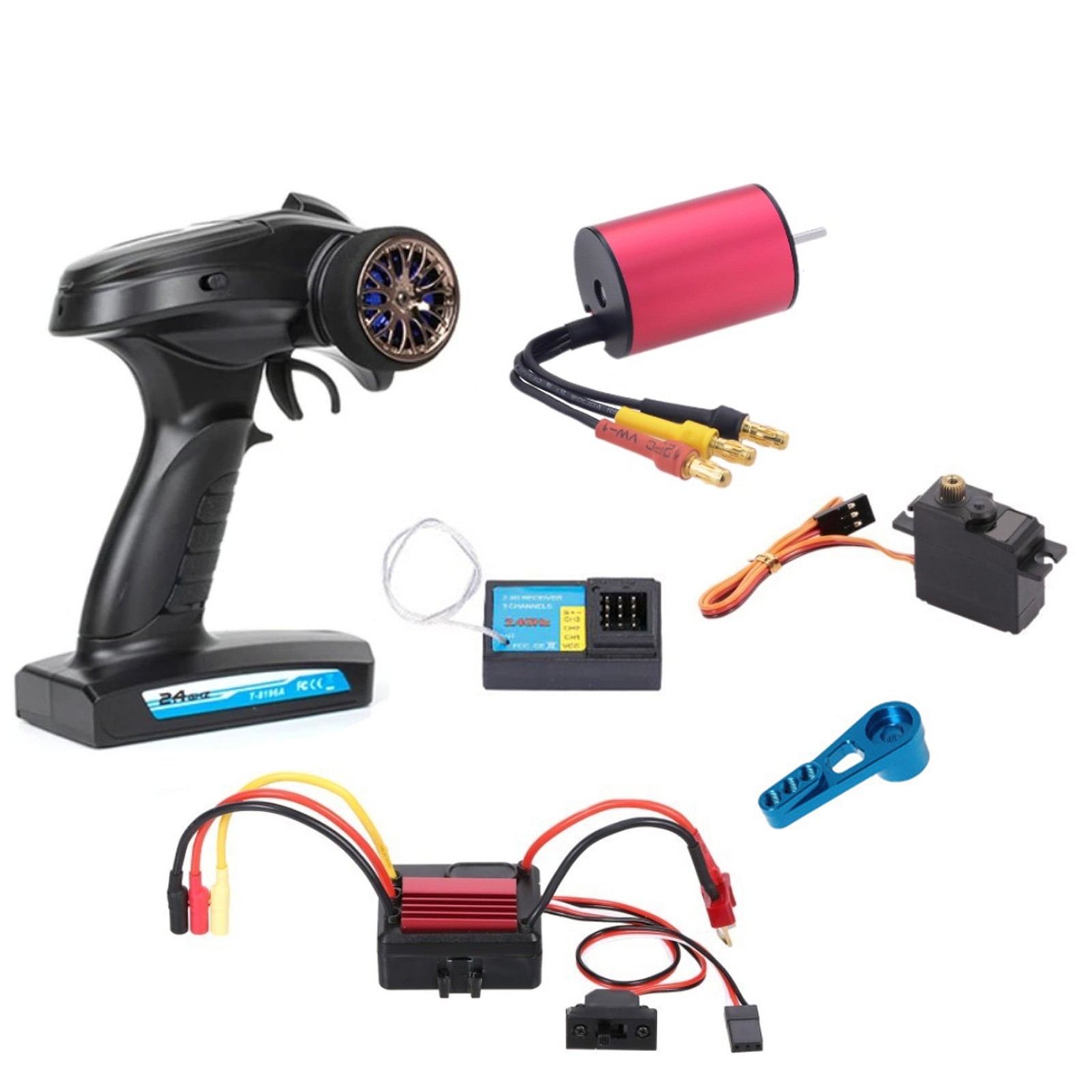 35A Brushless ESC Motor Remote Control For WLtoys HSP A959 A979 1/16 1/18 RC Car