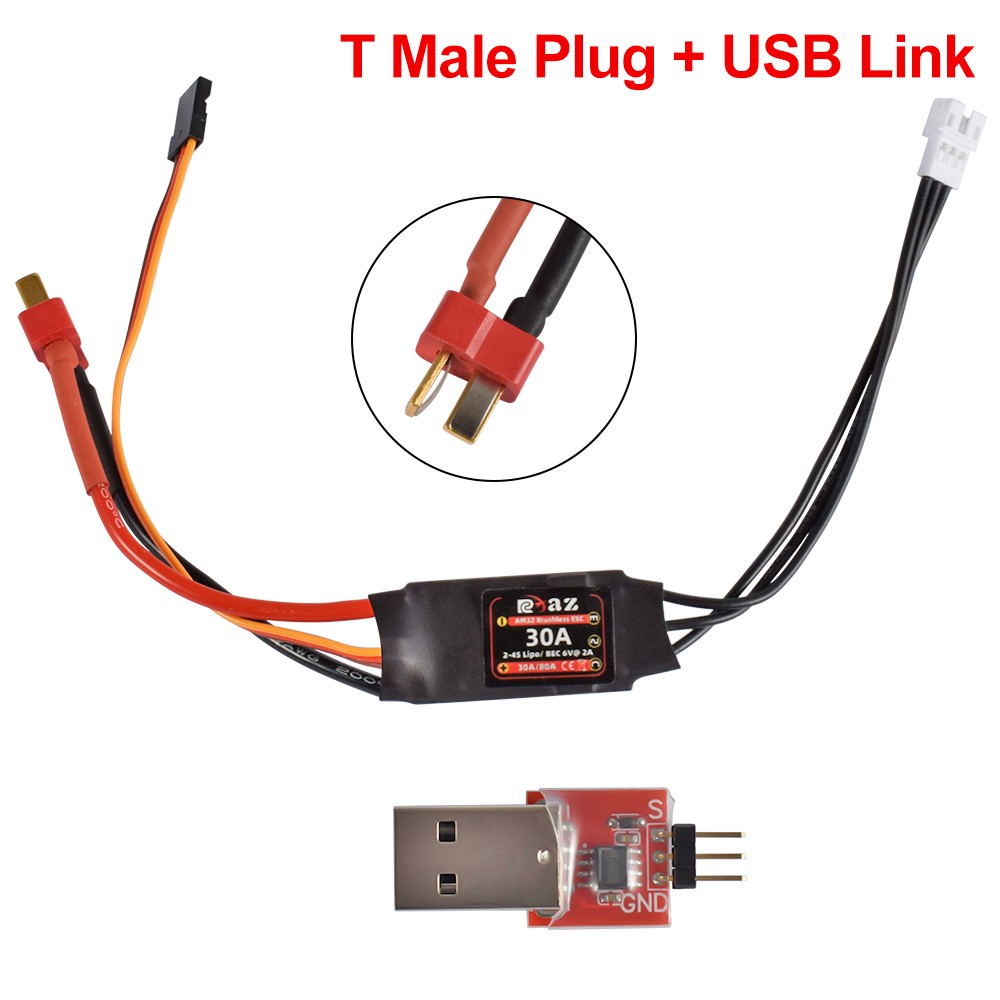 ​9IMOD AM32 Brushless ESC 80A 40A 30A Mini ESC for 1:10 1:18 1:24 RC Crawler Car