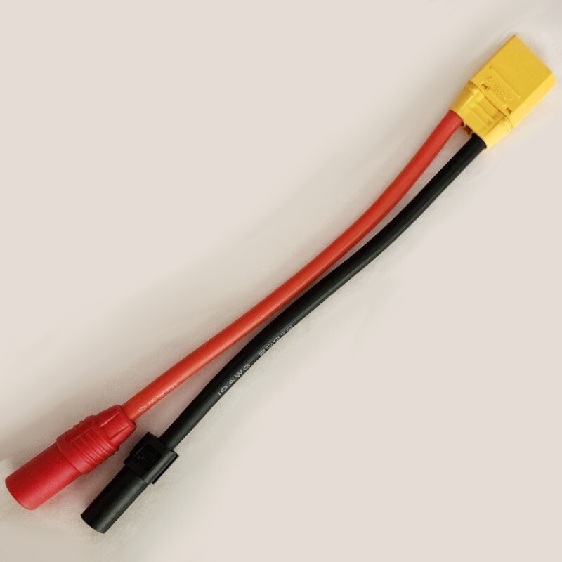 AS150 XT150 Female to XT90 Male Harness Wire Lipo Battery Adapter