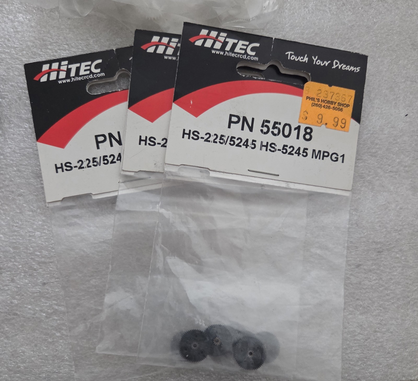 Hitec ~ 28 Item Parts Lot ~ RC Servo Replacement Gears & Arms ~ NIP NOS
