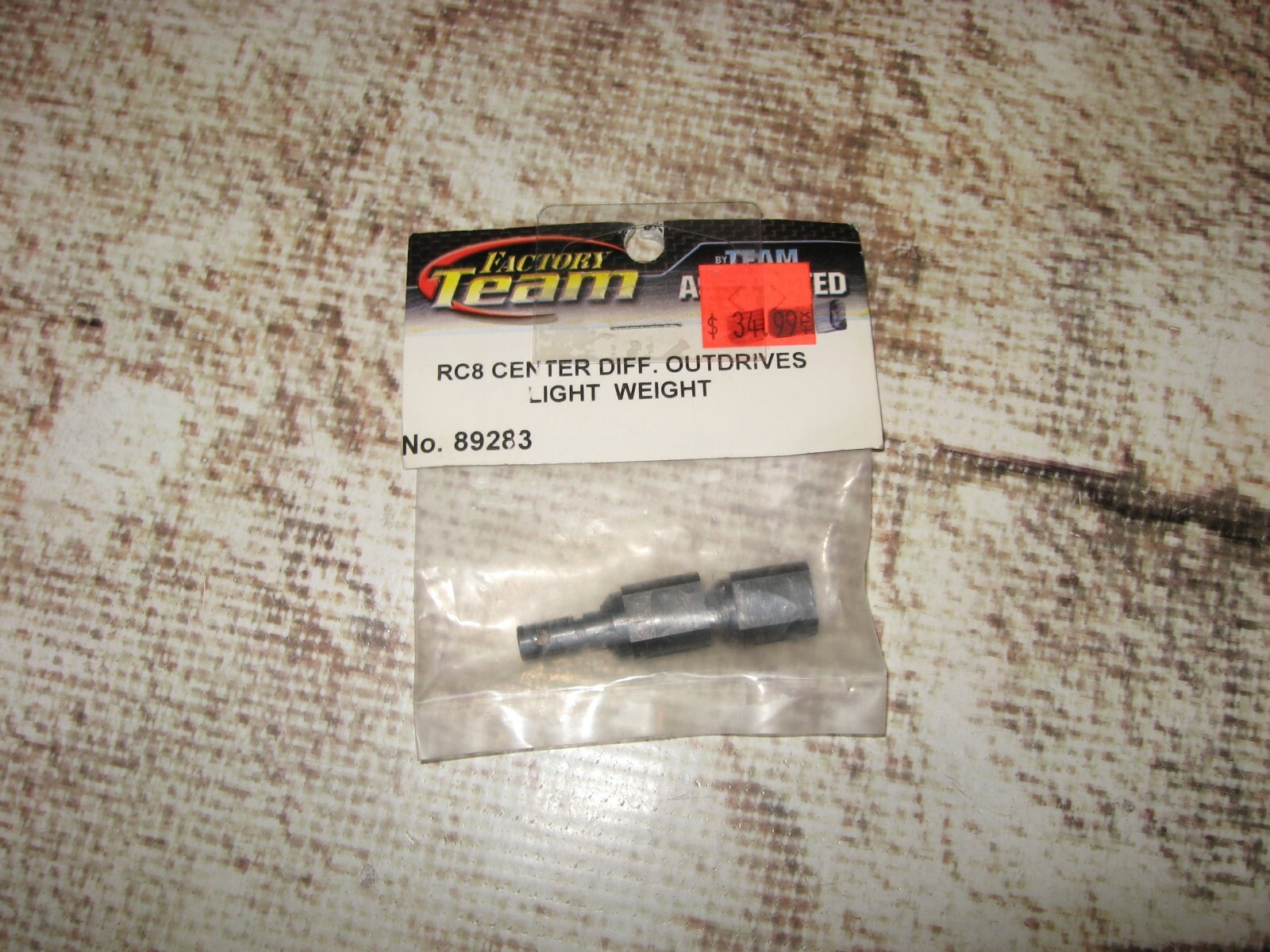 Vintage RC Associated RC8 Center Diff Outdrives LW Black Set Factory 89283