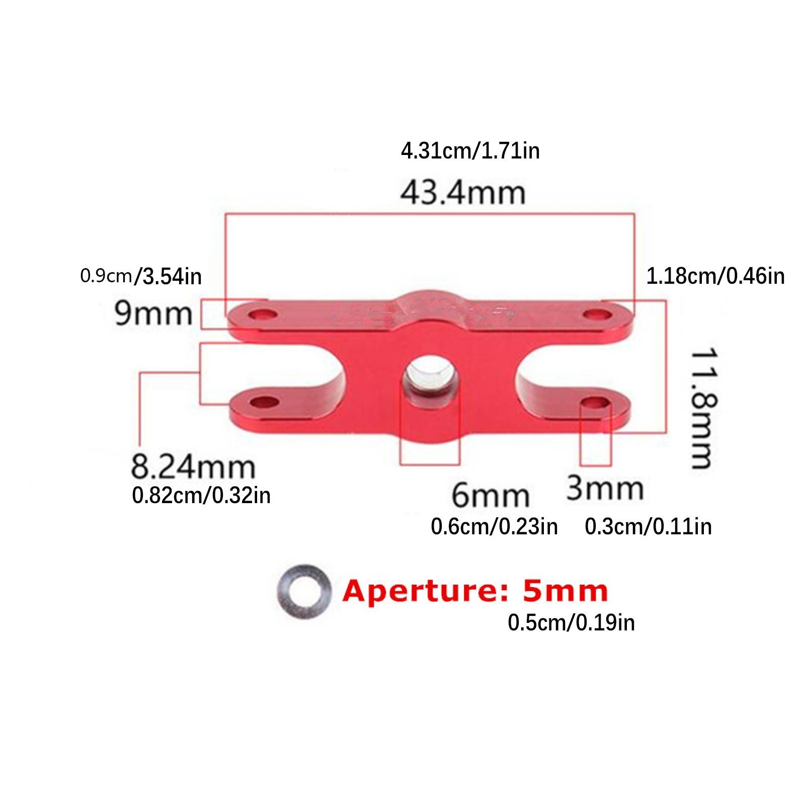 5/6/8mm Metal Folding Propeller Seat Adapter For FPV Fixed Wing Glider Aircraft