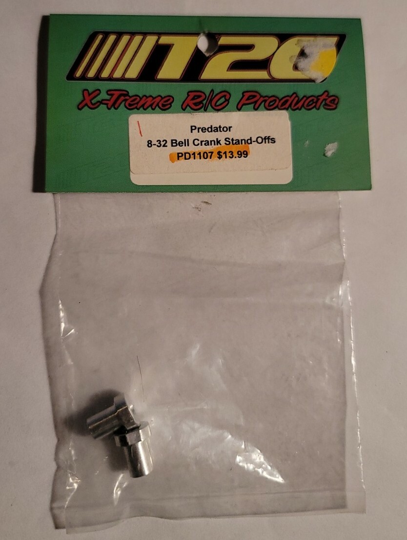X-Treme Rc Products Bell Crank Stand Offs 8-32 Predator Dirt Oval PD1107