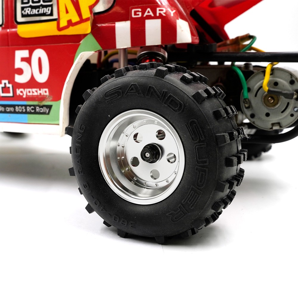 Xtra Speed Aluminum Rim 4pcs w/12mm Wheel Adapter Set For Kyosho Beetle Scorpion