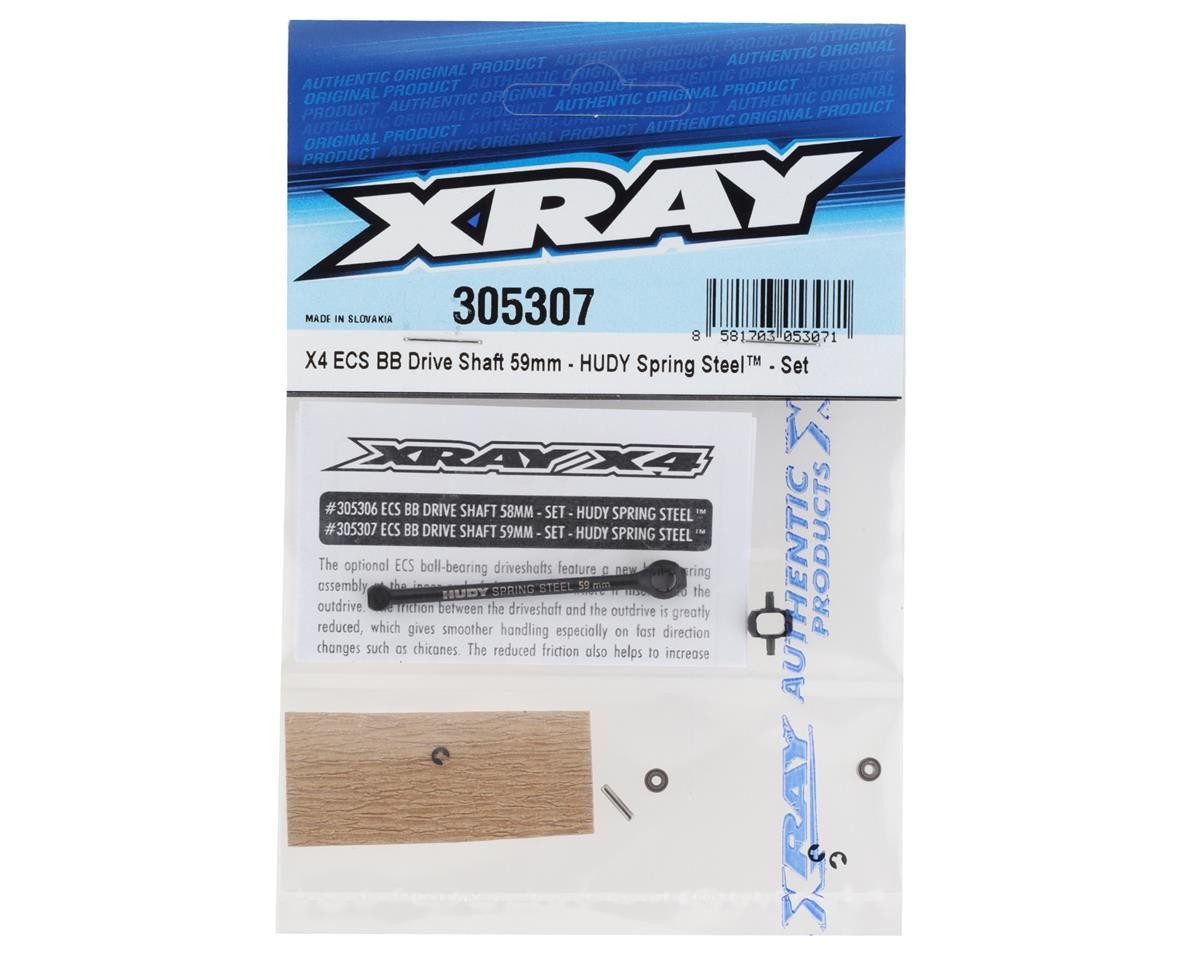 XRAY X4 59mm ECS BB Drive Shaft Set [XRA305307]