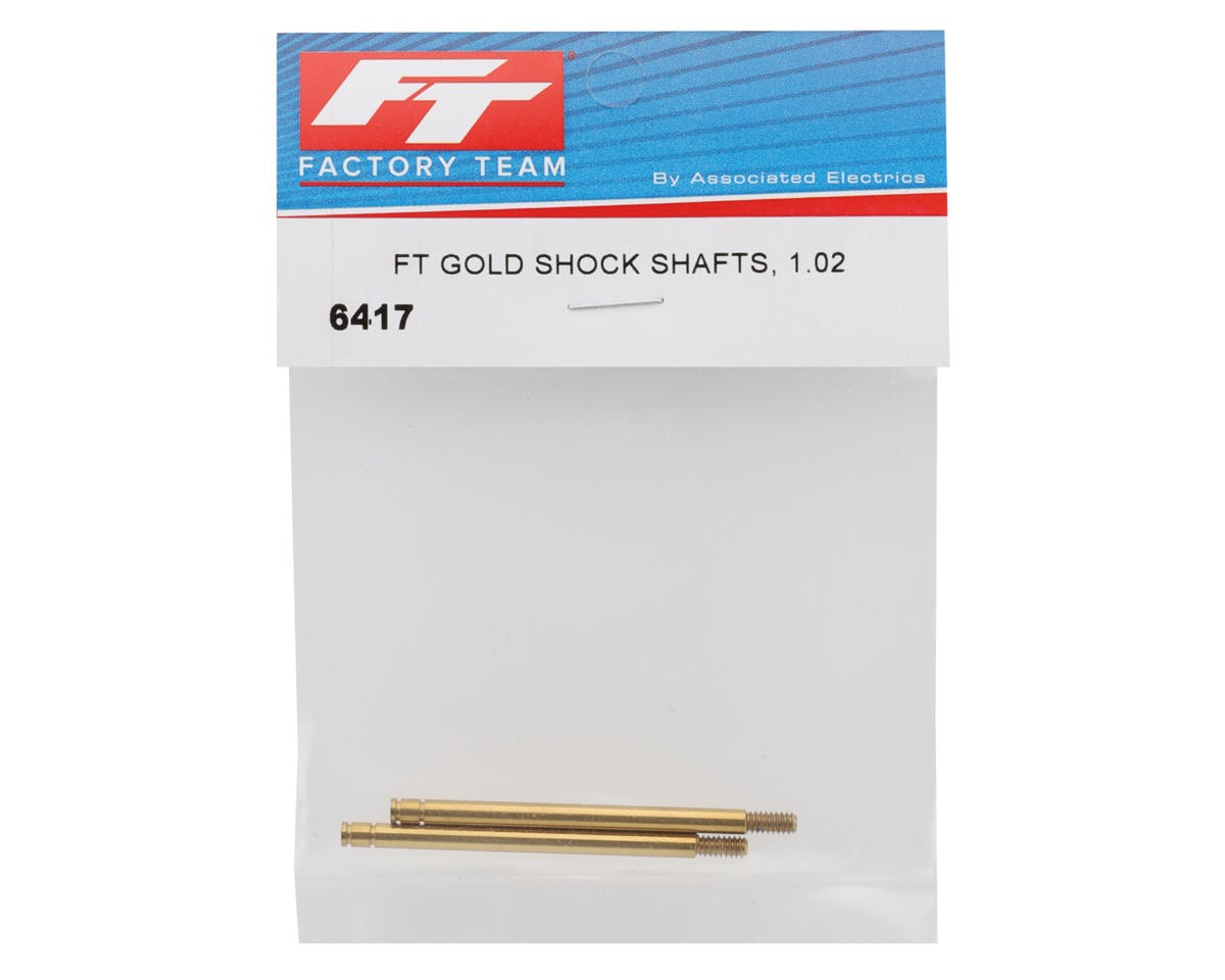 Team Associated RC10 Factory Team 1.02 Gold Shock Shafts (2) [ASC6417]