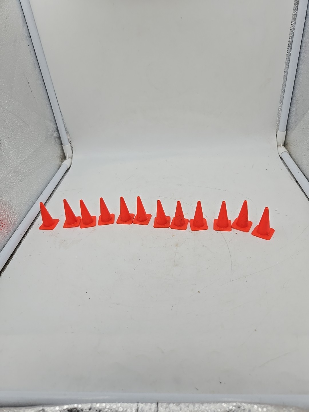 12 1 1/2 inch Orange Cones for RC Racing Traffic Cones