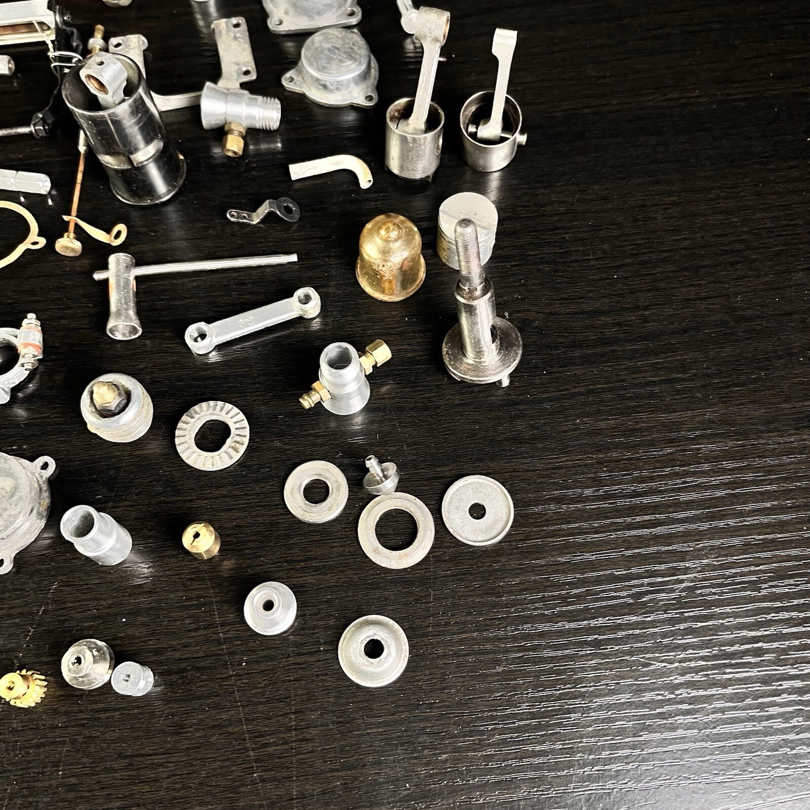 Lot of Vintage RC Gasoline Engine Plane Parts (97 Pieces) GREAT LOT