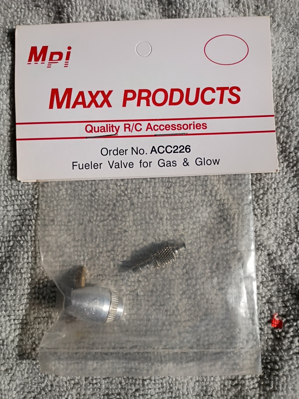 New MPI Maxx Products Quality RC Accessories, ACC226 Fueler Valve For Gas & Glow