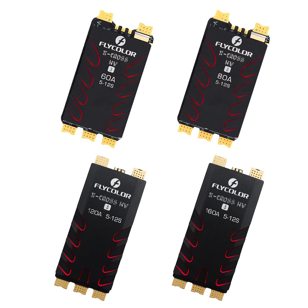 Flycolor X-Cross HV3 Brushless ESC 60A 80A 120A 160A For RC FPV Racing Drone