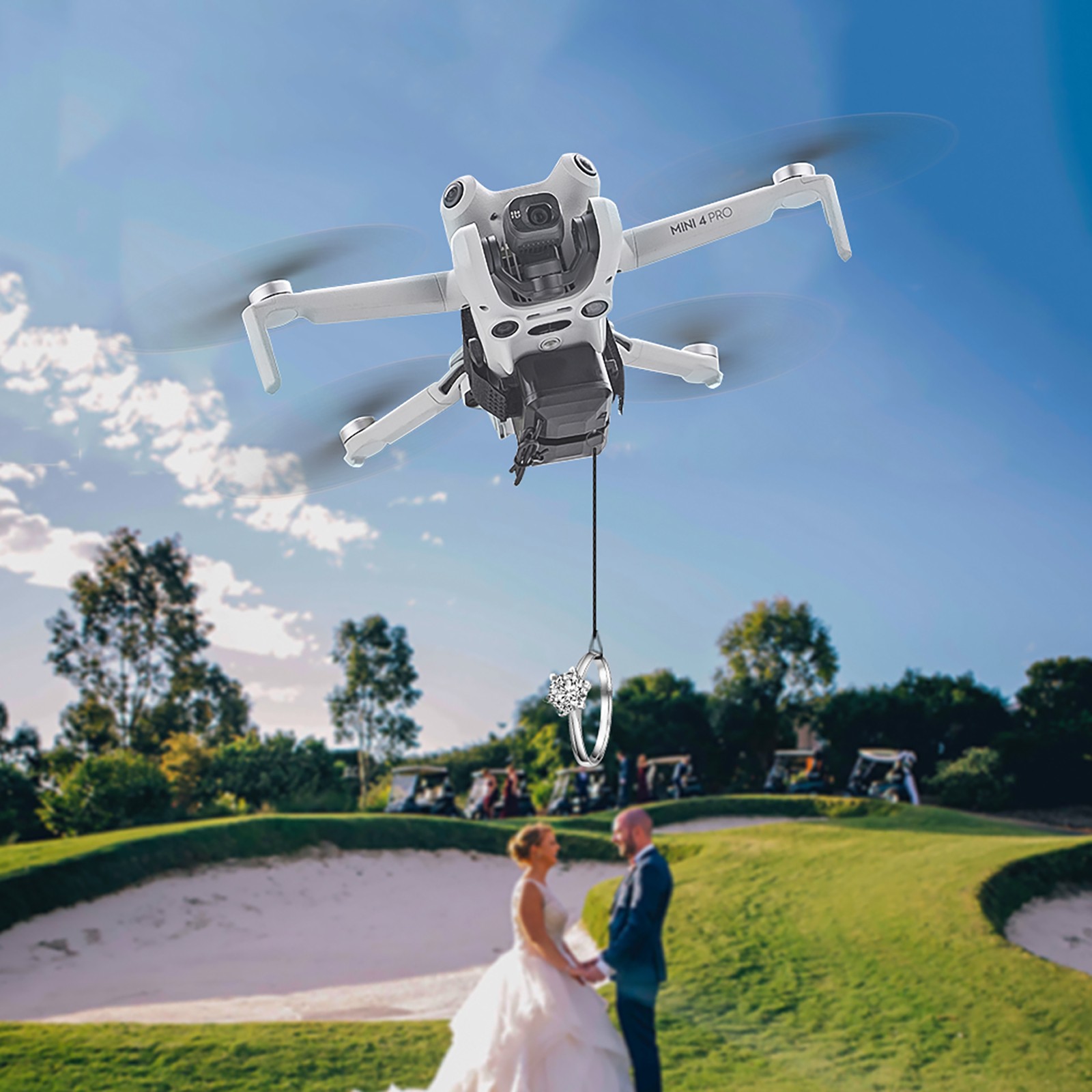 Dropping System Payload Delivery Thrower Air Dropper For DJI Mini SE/Mavic Mini