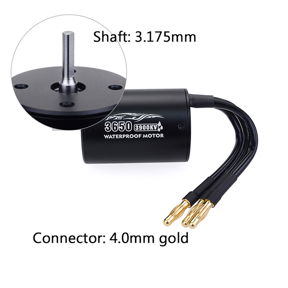 3650 2300KV 3100KV 3900KV Brushless Motor 60A ESC for Tamiya Traxxas 1/10 RC Car