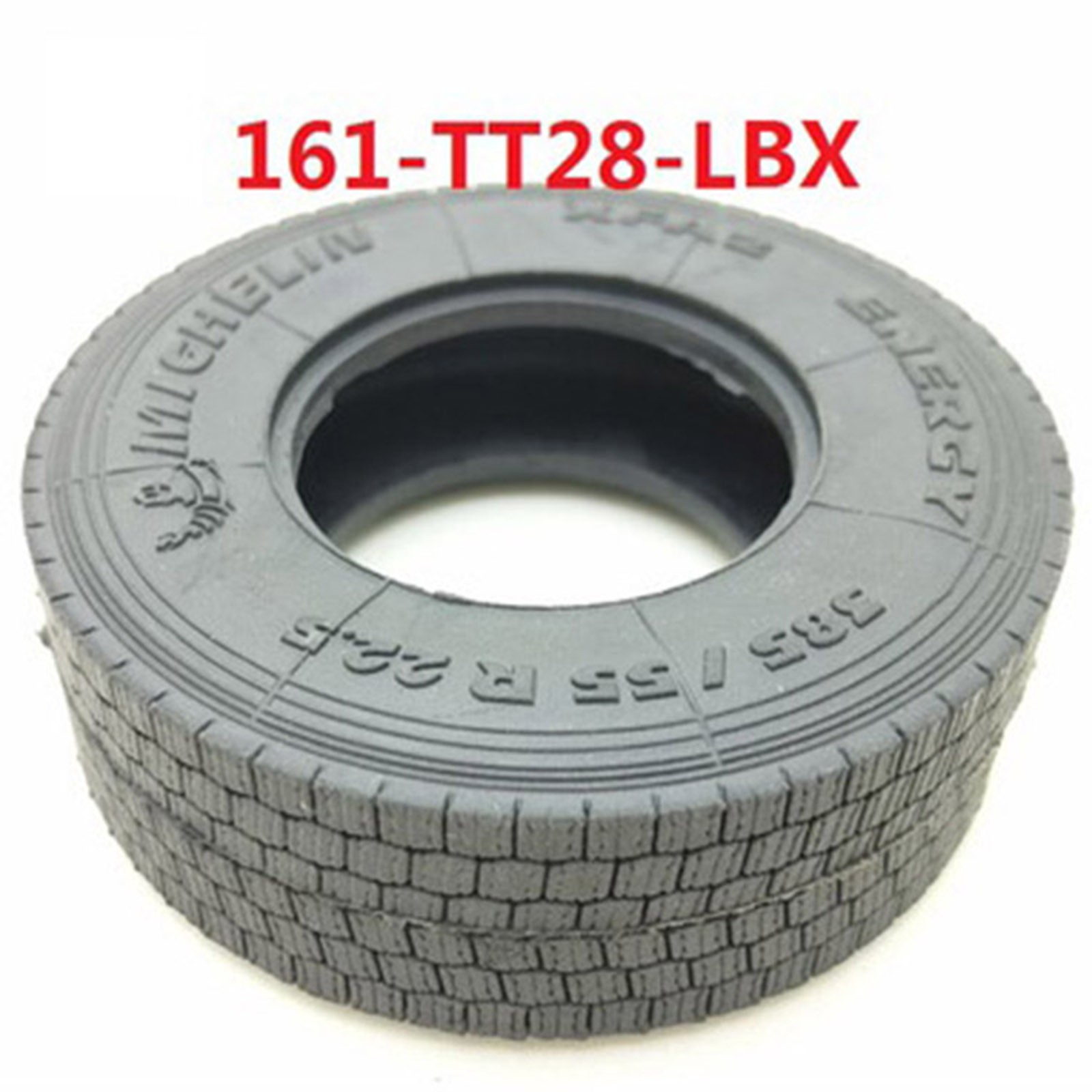 2* Rubber Tyre Tires for Tamiya 1/14 770S 56368 Trailer RC Truck Buggy Car Parts